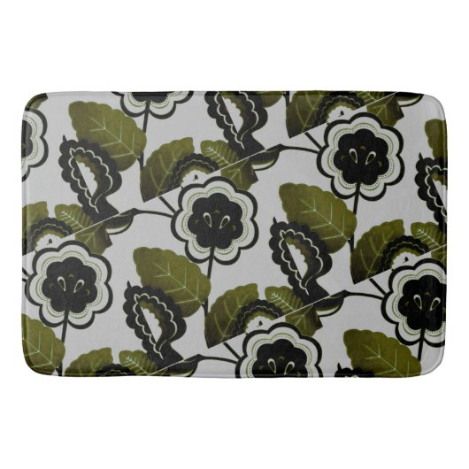 咲く花 バスマット (正面)