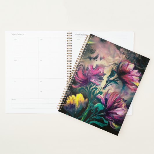 咲く花 プランナー手帳 (ディスプレー)