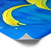 咲く花 ポスター (角)