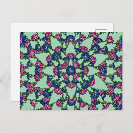 咲く花 ポストカード (正面/裏面)