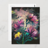 咲く花 ポストカード (正面/裏面)