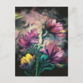 咲く花 ポストカード (正面)