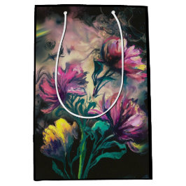 咲く花 ミディアムペーパーバッグ