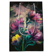 咲く花 ミディアムペーパーバッグ (裏面)