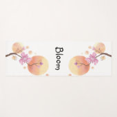 咲く花 ヨガマット (正面(横))