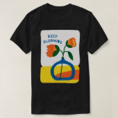 咲く花 Tシャツ (デザイン正面)