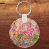 咲く葵 キーホルダー (正面)