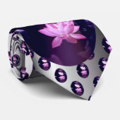 咲く蓮の花 ネクタイ (ロール)