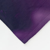 咲く蓮の花 フリースブランケット (角)