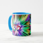 咲く虹のはすOM マグカップ (正面左)