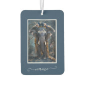 咲く象 カーエアーフレッシュナー (裏面)