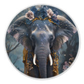 咲く象 セラミックノブ (正面)