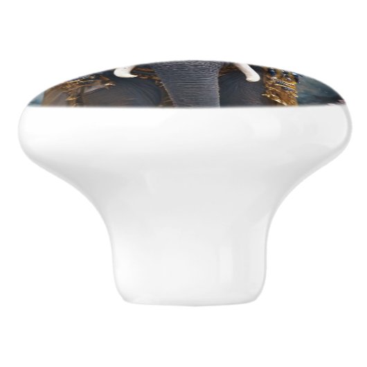 咲く象 セラミックノブ (側面)