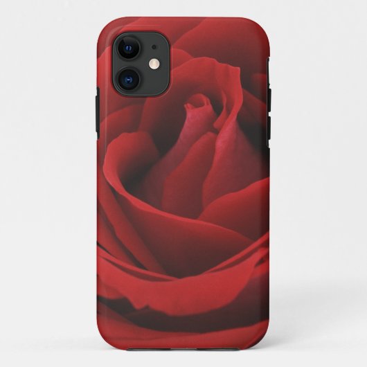 咲く赤いバラ Case-Mate iPhoneケース (裏面)