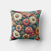 咲く野花 クッション (裏面)