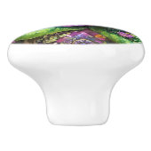 咲く鳥の足スミレ野花イースターエッグ セラミックノブ (側面)