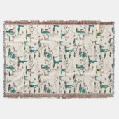 咲くSucculentsパターン スローブランケット (正面)