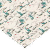 咲くSucculentsパターン テーブルクロス (アングル)