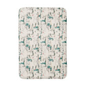 咲くSucculentsパターン バスマット (正面縦)