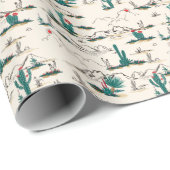 咲くSucculentsパターン ラッピングペーパー (ロールコーナー)