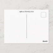 咲日本のく蓮（19世紀）ヴィンテージパイ ポストカード (裏面)