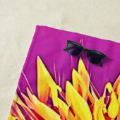 咲鮮やかくサボテン ビーチタオル (インサイチュ)