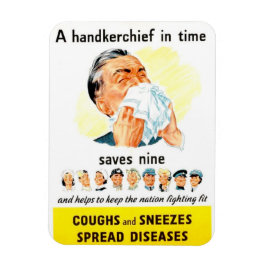 咳とくしゃみが広がる病気の磁石 マグネット