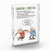 咳とくしゃみで袖のヘルスチップに入る フォトブロック (左)