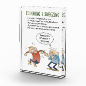 咳とくしゃみで袖のヘルスチップに入る フォトブロック (右)