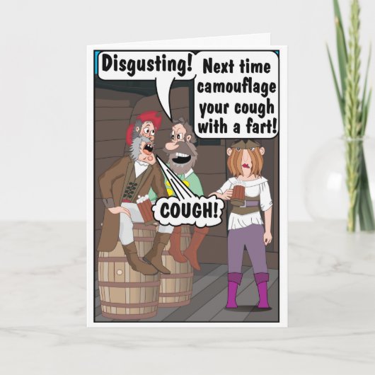 咳と屁 カード (正面)