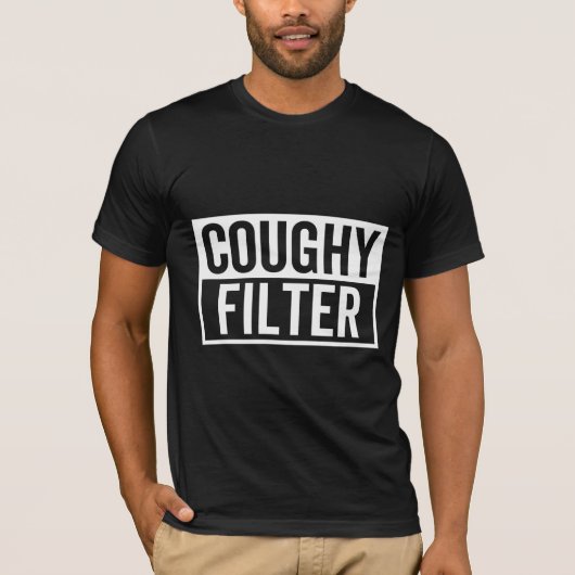 咳をフィルターする Tシャツ (正面)