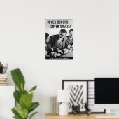 咳を隠し、くしゃみを隠す ポスター (ホームオフィス)