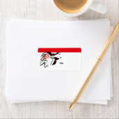 咳スモカーサンタのギフトラベル ラベル (インサイチュ)