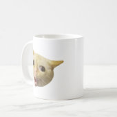 咳ネコミームマグ両面 コーヒーマグカップ (正面左)