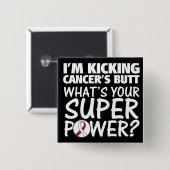 咽喉がんのお尻 缶バッジ (正面&裏面)