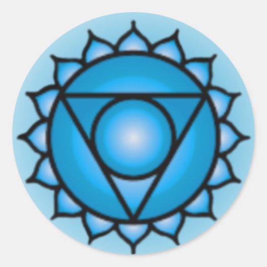 咽喉チャクラシール ラウンドシール (正面)