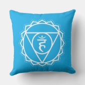 咽頭チャクラ | ビシュドハ | 青い瞑想 クッション (裏面)