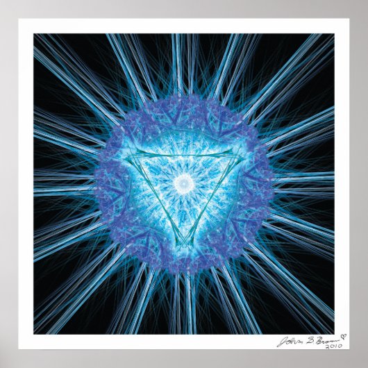 咽頭チャクラ ポスター (正面)