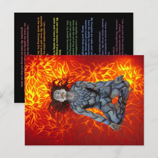 咽頭チャクラ ポストカード (正面/裏面)