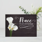 哀しみの中で平穏が訪れますように カード (スタンド正面)