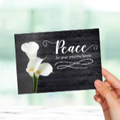 哀しみの中で平穏が訪れますように カード