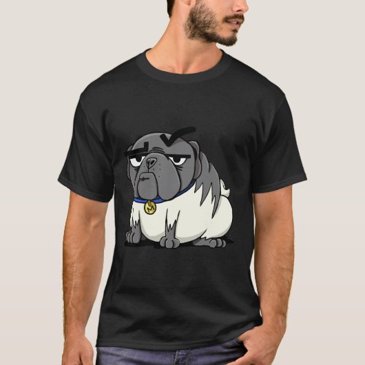 哀れなるマックス・パグ クラシック 876 Tシャツ (正面)
