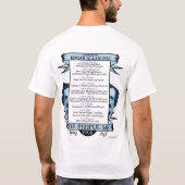 哀れなエドガーアラン「Poe私」旅行のワイシャツ(ライト) Tシャツ (裏面)