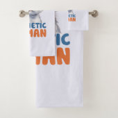 哀れな人間 – 皮肉な猫デザイン バスタオルセット (インサイチュ)