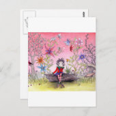 哀れな小妖精や小人 ポストカード (正面/裏面)