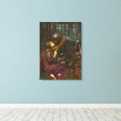 哀れみのない美しい女性 キャンバスプリント (インサイチュ (ウッドフロア))