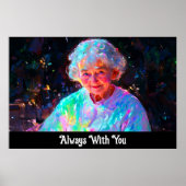 *~* 哀悼と慰め - 愛に満ちたおばあちゃん ポスター (正面)