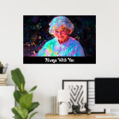 *~* 哀悼と慰め - 愛情深いおばあちゃん ポスター (ホームオフィス)