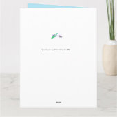 哀悼のグリーティングカード： カード (裏面)