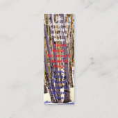 哀悼の意を込めた本マーク祈りの言葉カード コーリングカード (正面)